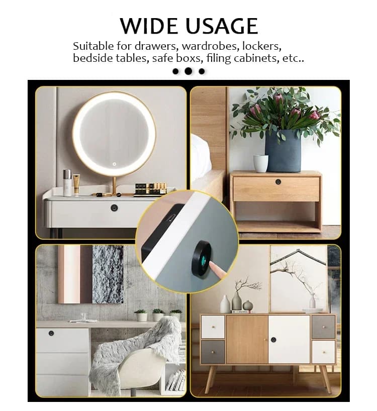 Mały biometryczny zamek do szuflady Tuya Smart 🔒